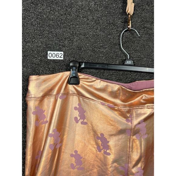 Disney World 50th Anniversary EARidescent Womens Size 2X Leggings Rose Gold - Picture 5 of 13